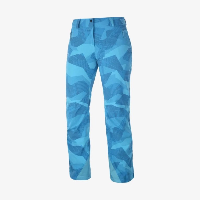 Turquoise Salomon The Brilliant Women's Ski Pants | PH 16893N